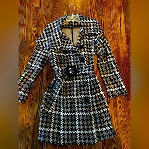 Elegant MIDI Wrap Coat Size S